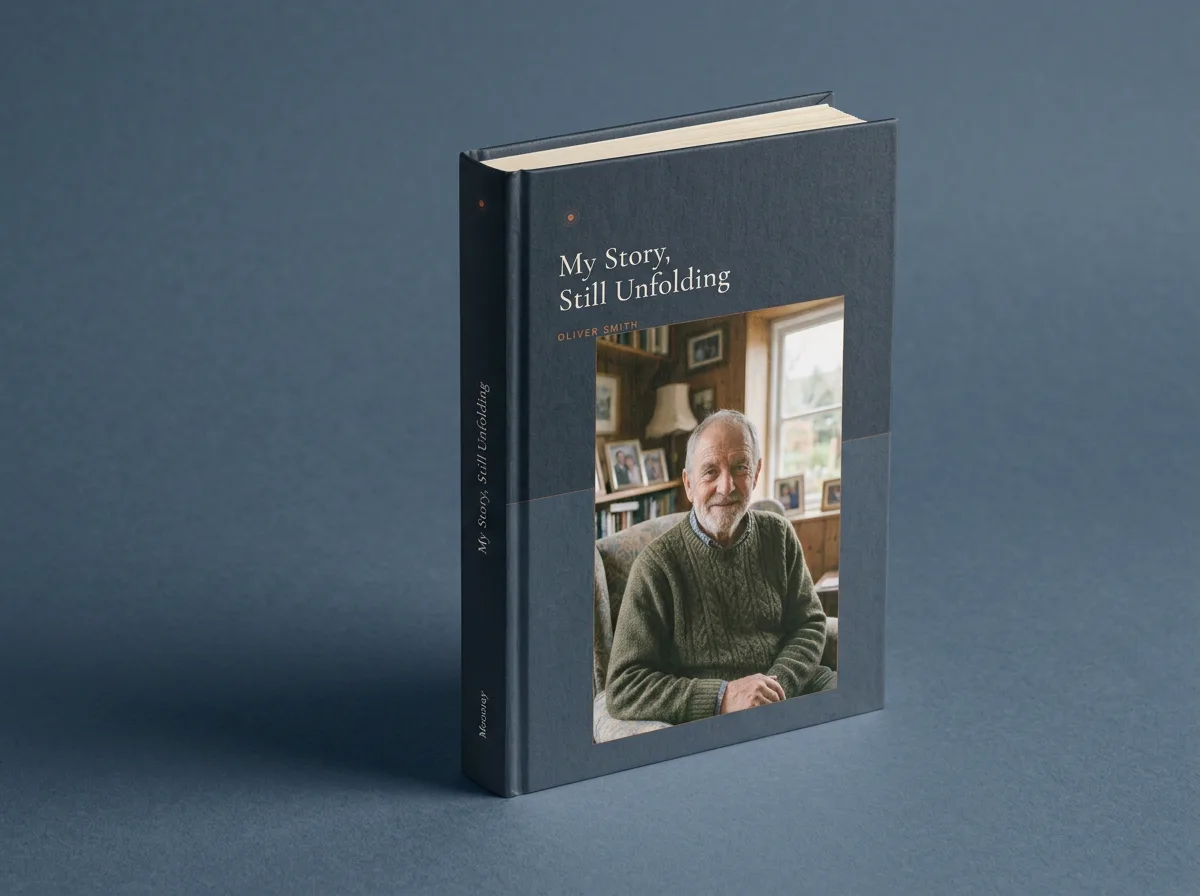 A printed Moonray hardcover memoir
